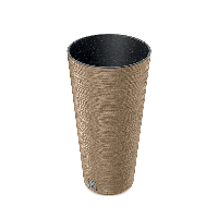 Горшок с внутренней вставкой FURU Slim ECO Wood DFRH250W | Prosperplast Натуро