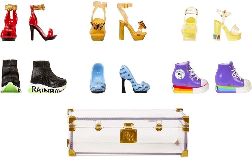 Шкаф с одеждой и обувью Rainbow High Deluxe Fashion Closet