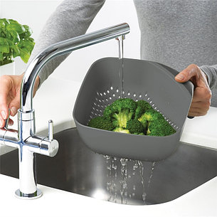 Дуршлаг Joseph Square Colander, цвет серый, фото 3