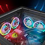 Кулер для компьютерного корпуса Thermaltake SWAFAN 12 RGB Radiator Fan TT Premium Edition (3-Fan Pac, фото 2