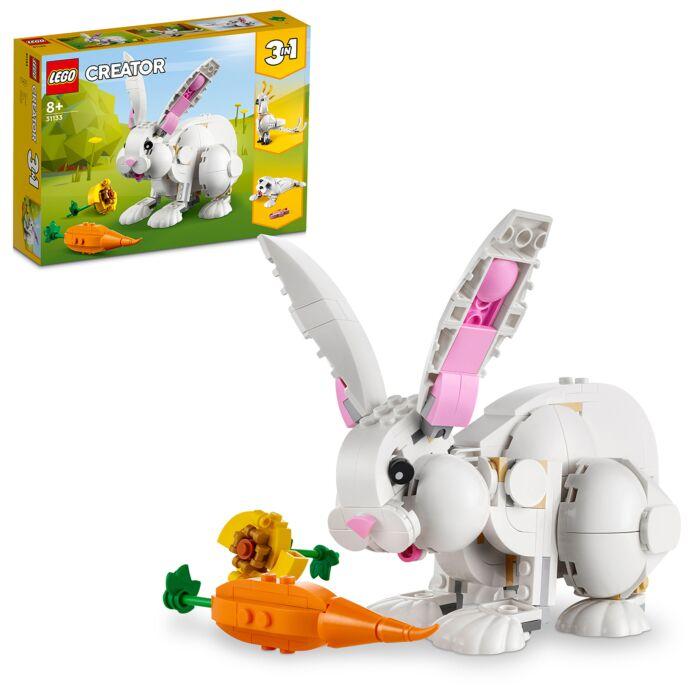 LEGO Creator 31133 Белый кролик, конструктор ЛЕГО - фото 4 - id-p106177429
