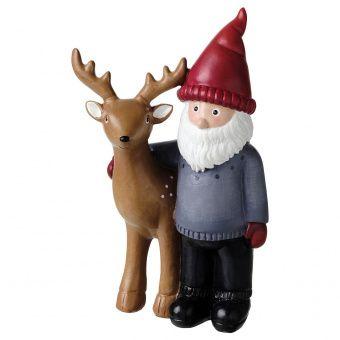 VINTER 2021 ВИНТЕР 2021 Украшение - Санта Клаус/олень, фото 1