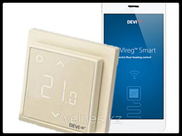Программируемый терморегулятор DEVIreg Smart Ivory - Wi-Fi