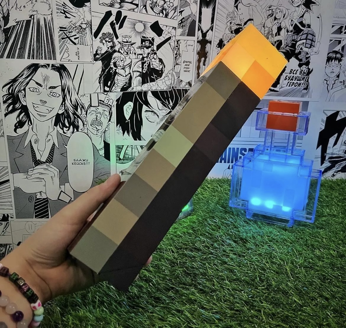 Светильник факел Minecraft, фото 1