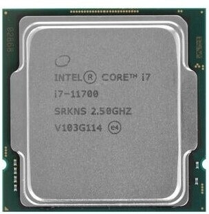 CPU Intel Core i7-11700 2,5GHz (4,9GHz) 16Mb 8/16 Core Rocket Lake Intel® UHD 750 65W FCLGA1200 Tray