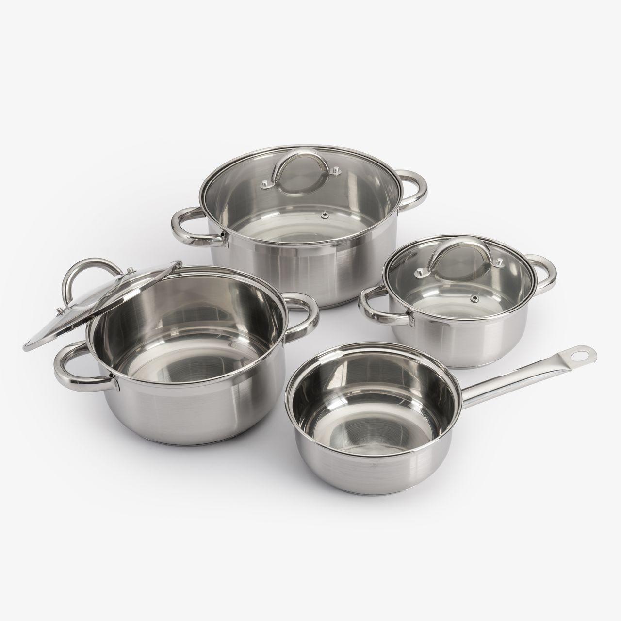 Набор кастрюль + ковш "Berliner", 7 пр. (SSW Berlin, Германия), фото 1