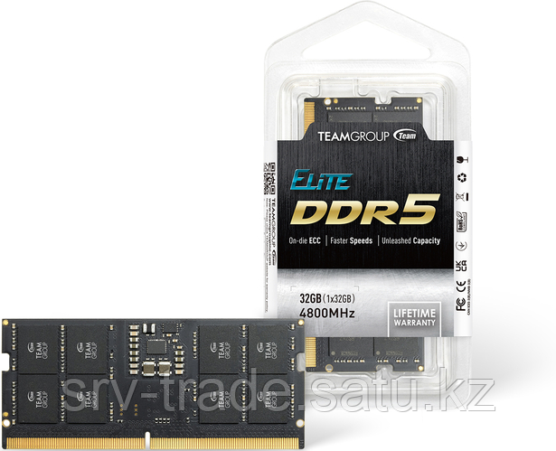 Оперативная память для ноутбука  8GB DDR5 4800Mhz Team Group ELITE SO-DIMM TED58G4800C40-S016
