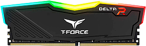 Оперативная память 16GB 3200MHz DDR4 Team Group DELTA RGB CL16 TF3D416G3200HC16F01 Black