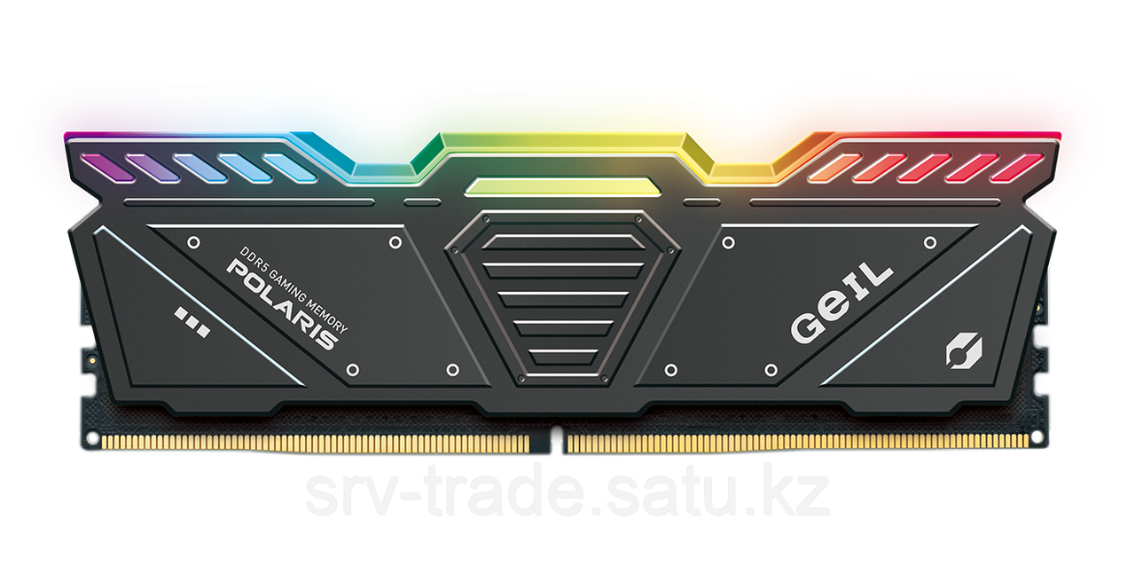 Оперативная память 32GB Kit (2x16GB) GEIL Polaris 4800Mhz DDR5 PC5-38400 GOSG532GB4800C40DC Gray