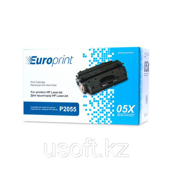 Картридж Europrint EPC-CE505X - Black для принтеров HP LaserJet P2035/P2055 - фото 3 - id-p106182706