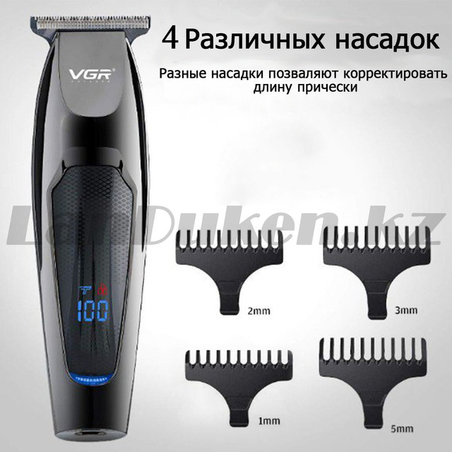 Trimmer dlya brit'ya VGR V-030 mashinka dlya strizhki borody okantovki (akkumulyator i USB) Триммер для бритья VGR V-030 машинка для стрижки бороды окантовки (аккумулятор и USB)