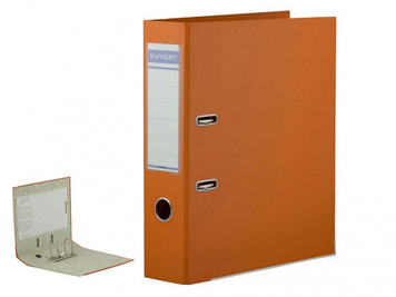Папка-регистратор KUVERT А4, ширина корешка 72 мм, оранжевая