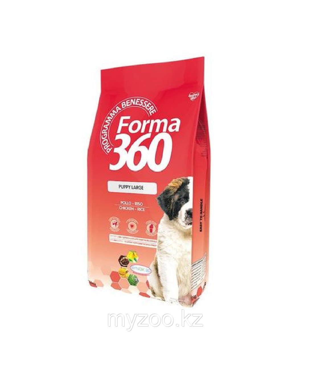 Forma 360 Large Puppy для щенков крупных пород,курица/рис,12кг