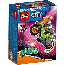 LEGO City 60356 Трюковой мотоцикл с медведем, конструктор ЛЕГО