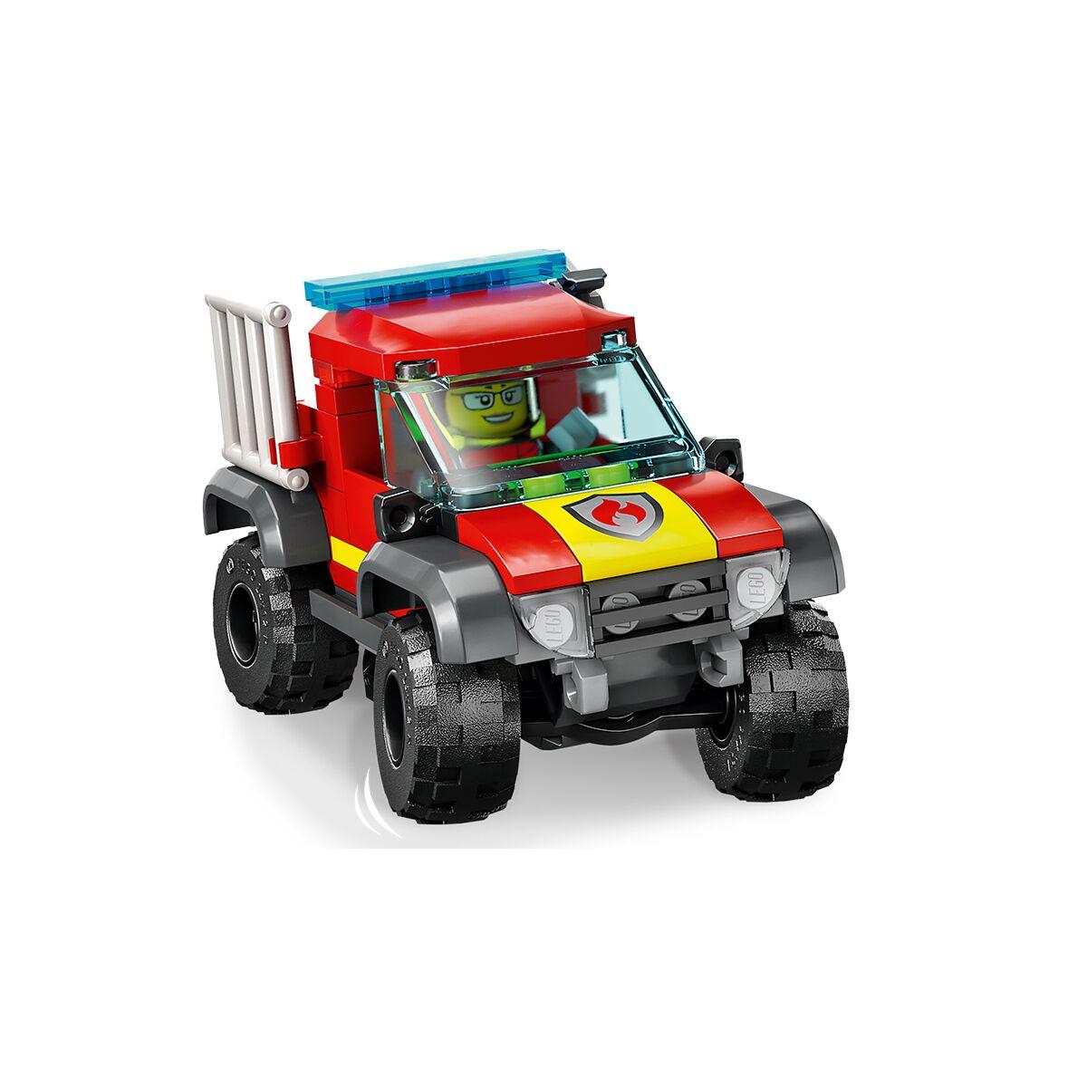 LEGO City 60393 Пожарная машина 4x4, конструктор ЛЕГО - фото 4 - id-p106195427