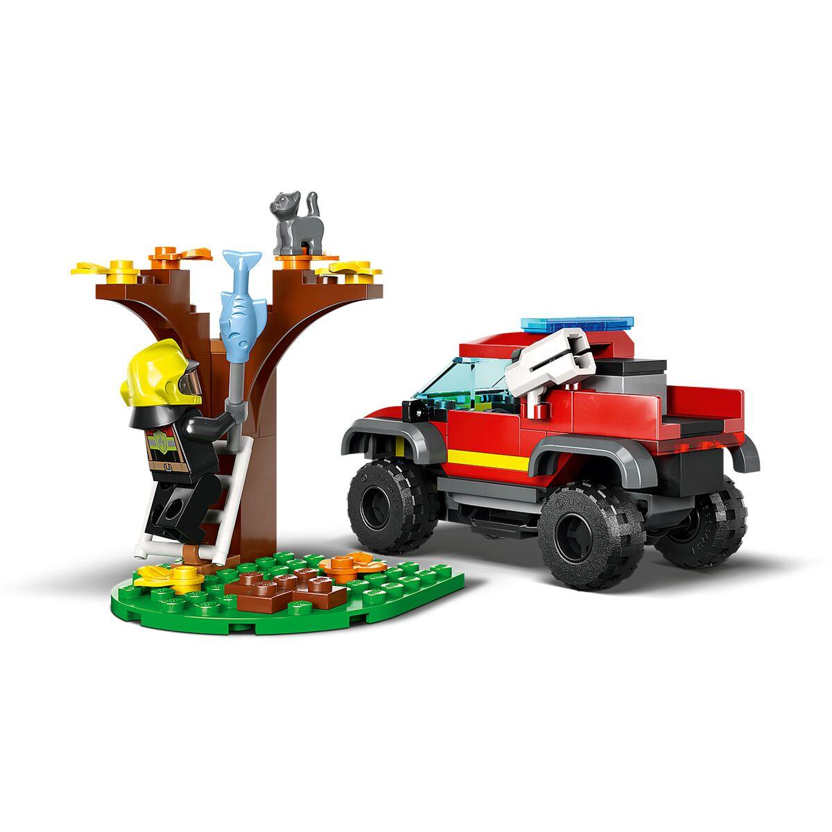 LEGO City 60393 Пожарная машина 4x4, конструктор ЛЕГО - фото 5 - id-p106195427