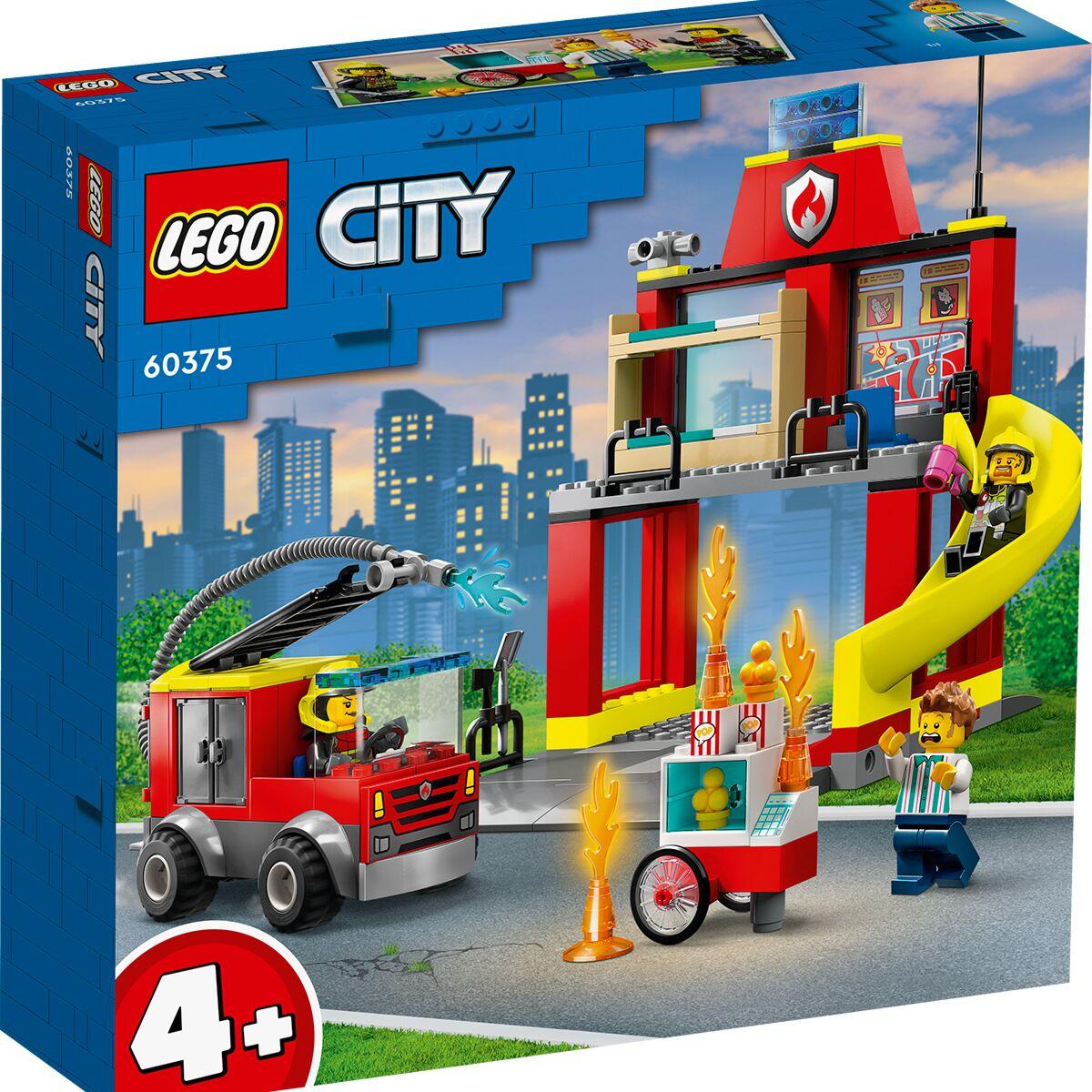 LEGO City 60375 Пожарная часть и пожарная машина, конструктор ЛЕГО - фото 1 - id-p106195685