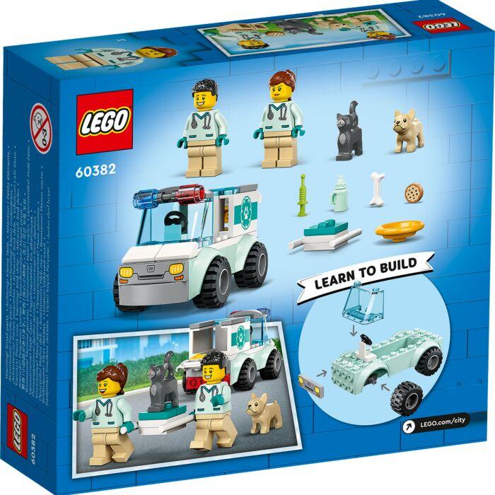 LEGO City 60382 Спасательный фургон ветеринара, конструктор ЛЕГО - фото 2 - id-p106195730