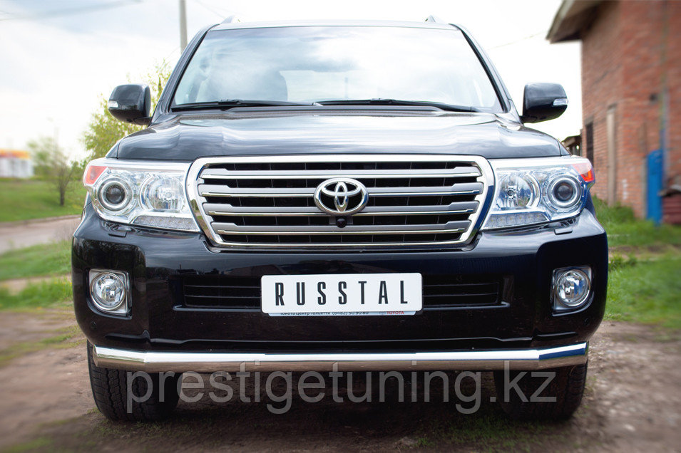 Защита переднего бампера d76l Toyota Land Cruiser 200 2012-15
