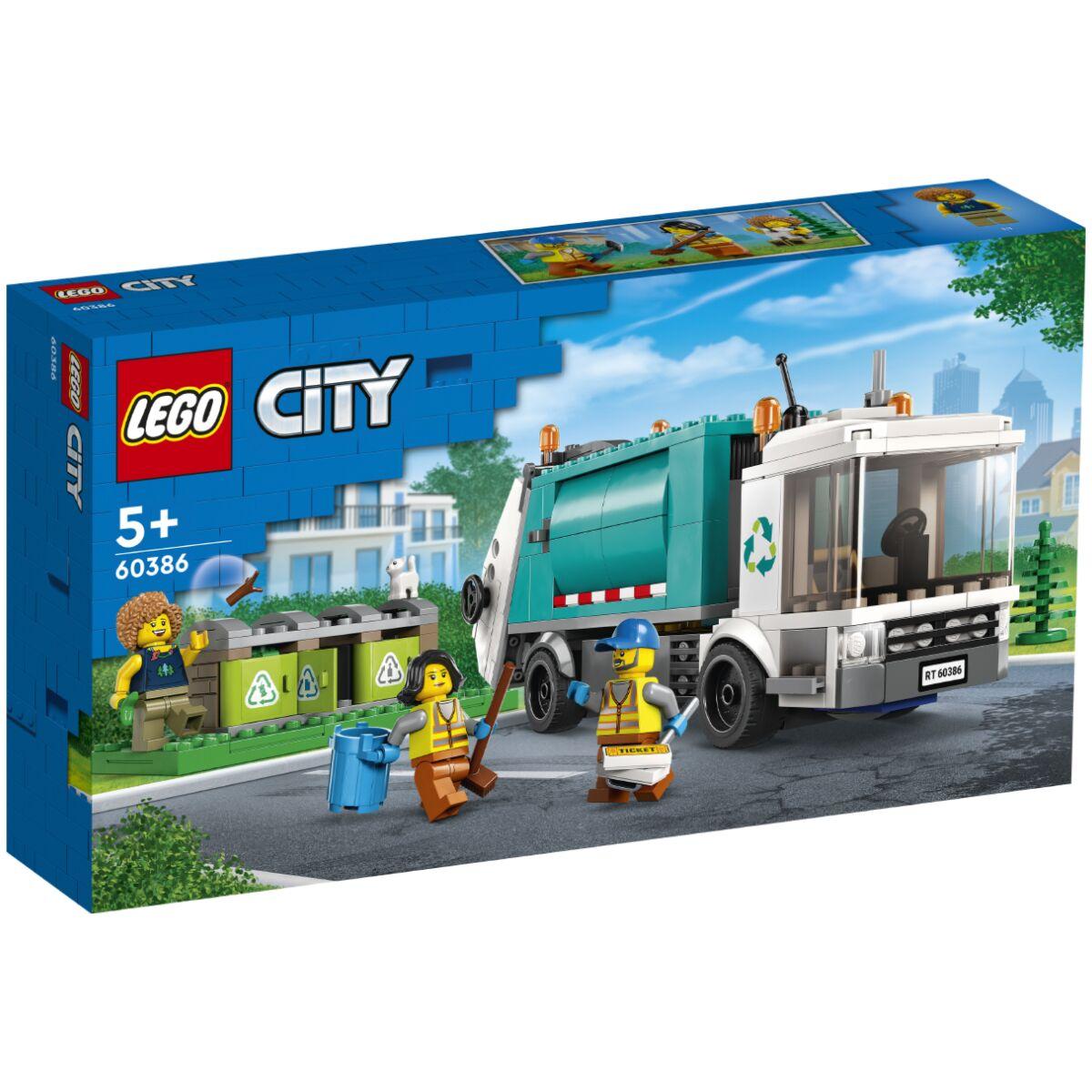 LEGO City 60386 Мусоровоз, конструктор ЛЕГО - фото 1 - id-p106196080