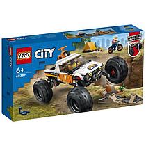 LEGO City 60387 Внедорожник 4x4, конструктор ЛЕГО