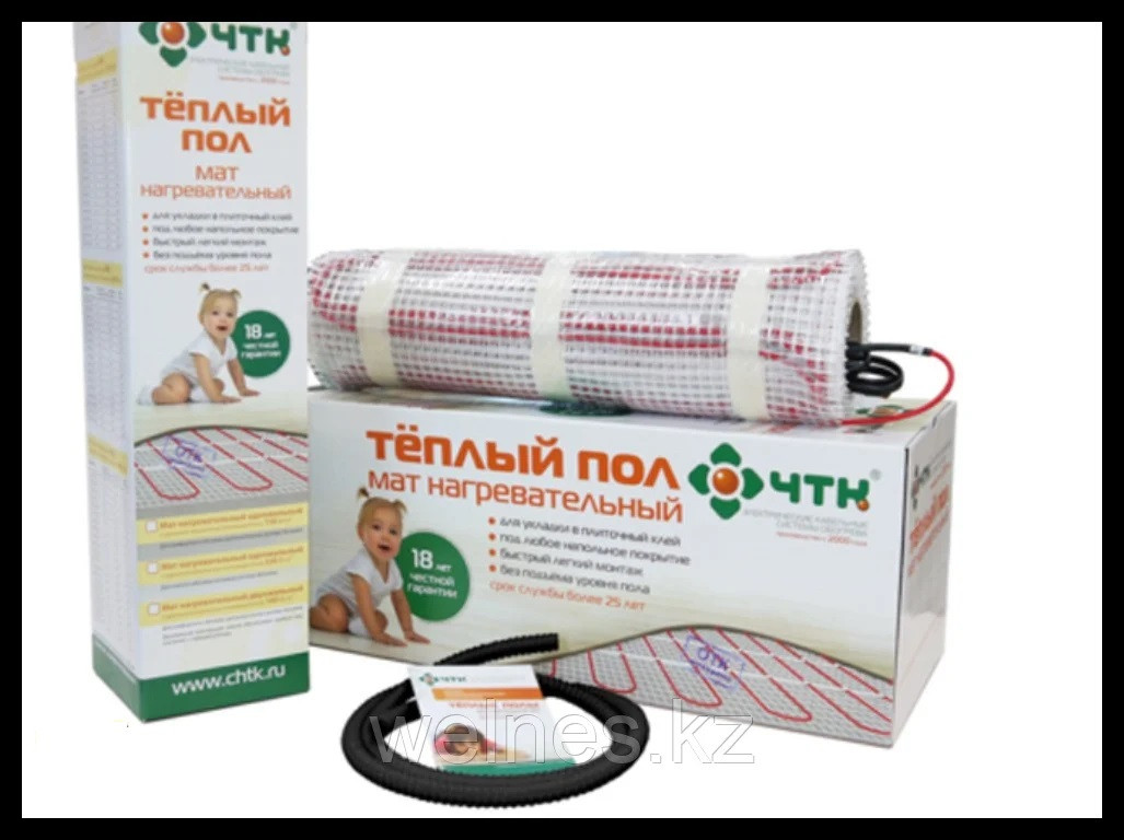 Греющий двухжильный мат МНД 160 - 1,5 кв.м (Площадь: 1,5 м2; мощность: 240 Вт)
