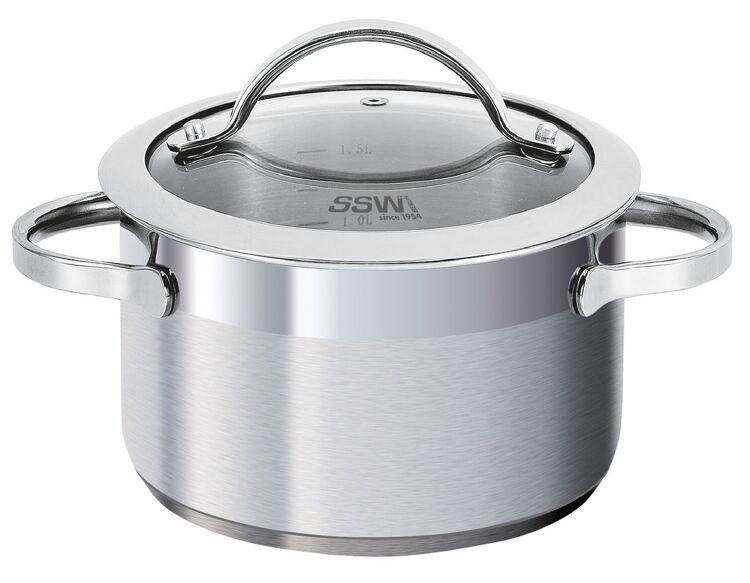 Кастрюля с крышкой 1.6 л, Ø 16 см "Pulpo" (SSW Berlin, Германия), фото 1