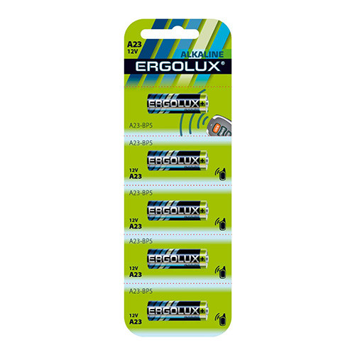 Батарейка Ergolux A23-BP5, фото 1