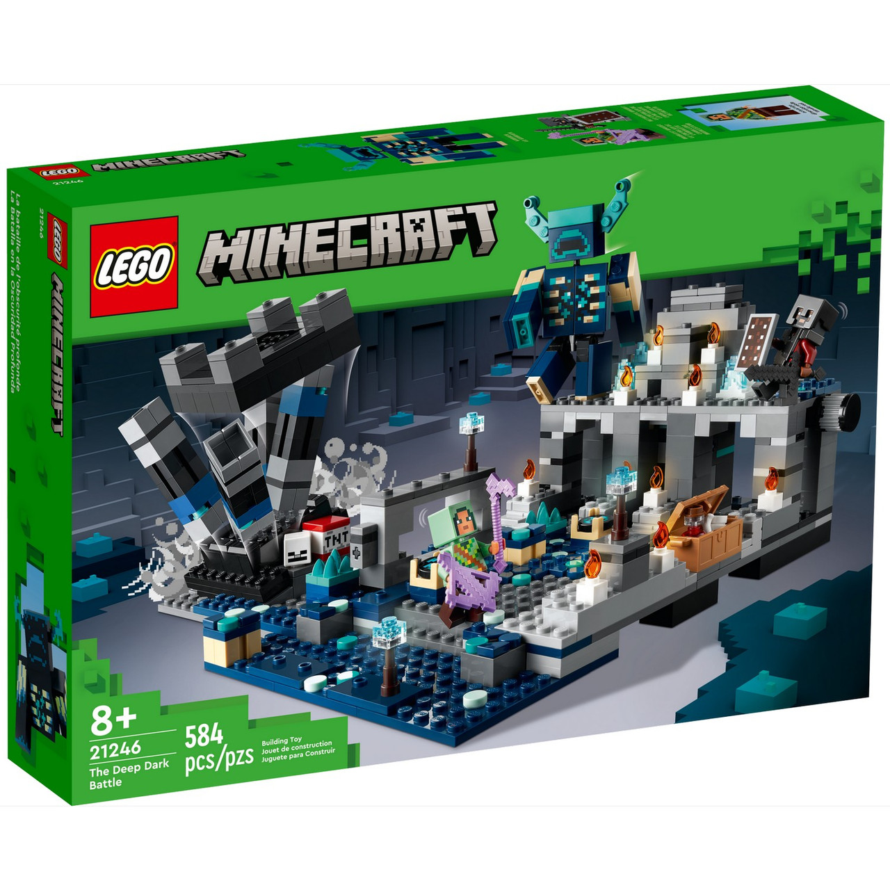 21246 Lego Minecraft Битва в скалковой пещере Лего Майнкрафт
