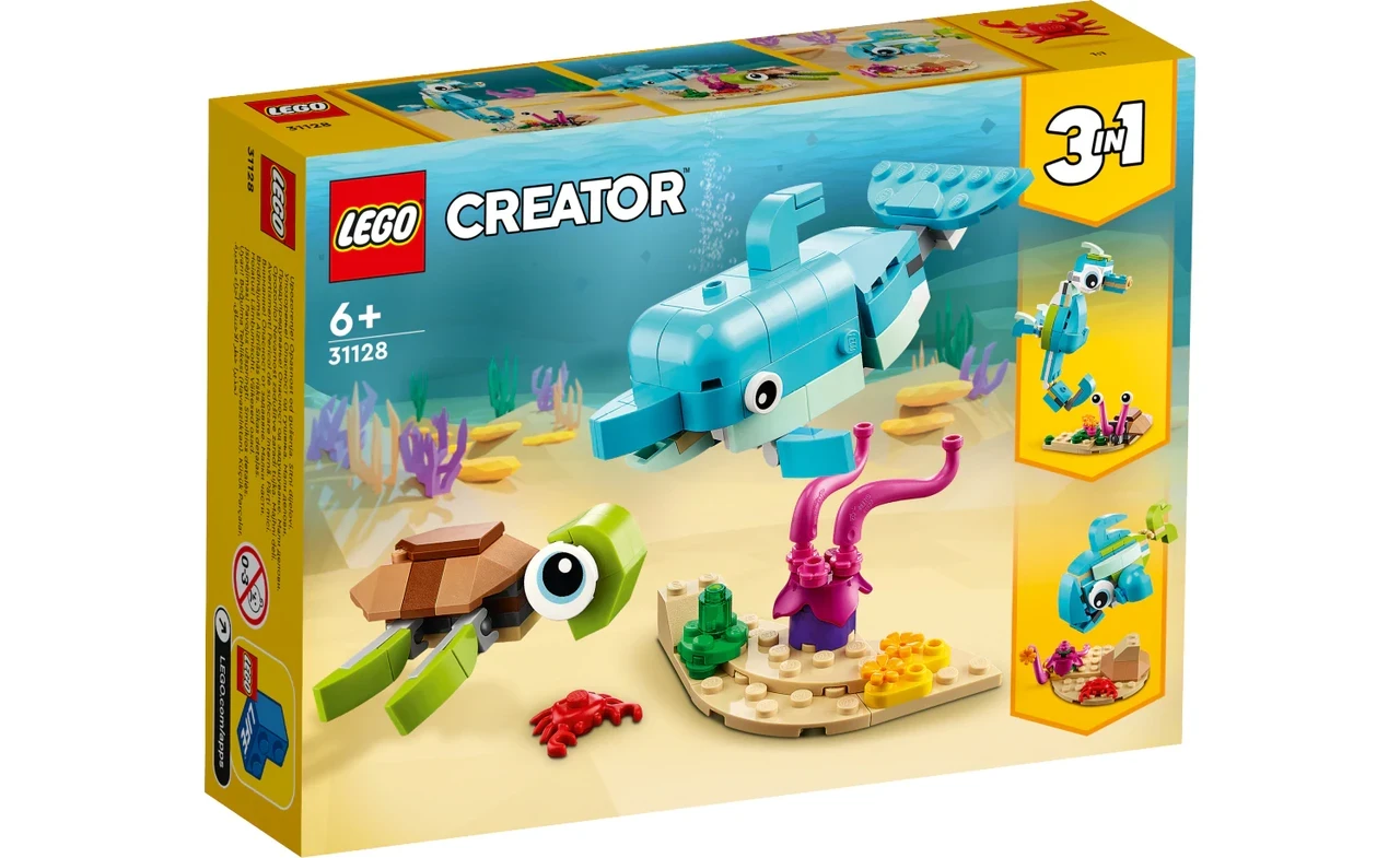31128 Lego Creator Дельфин и черепаха, Лего Креатор - фото 1 - id-p98367680