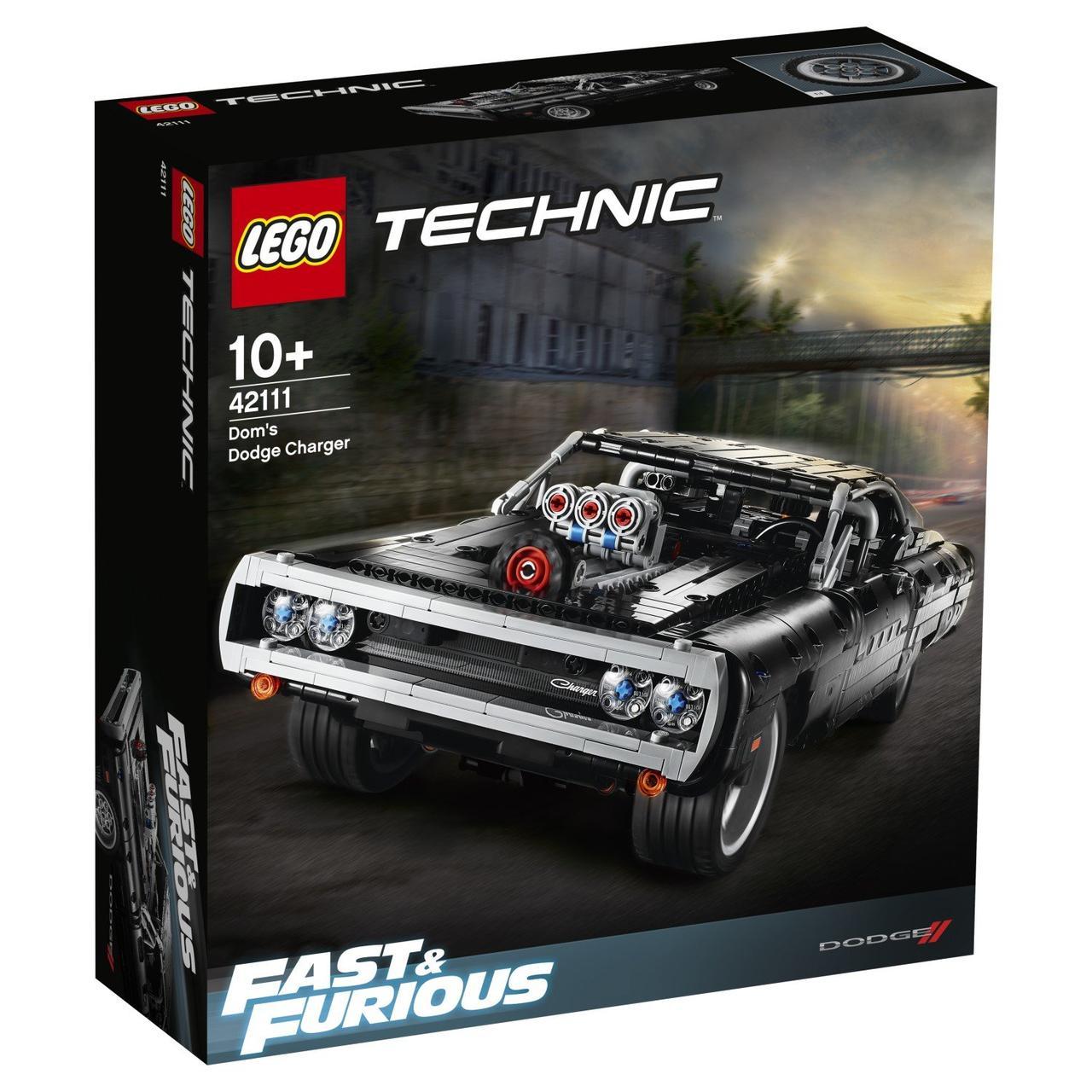 42111 Lego Technic Dodge Charger Доминика Торетто, Лего Техник Форсаж - фото 1 - id-p87170846