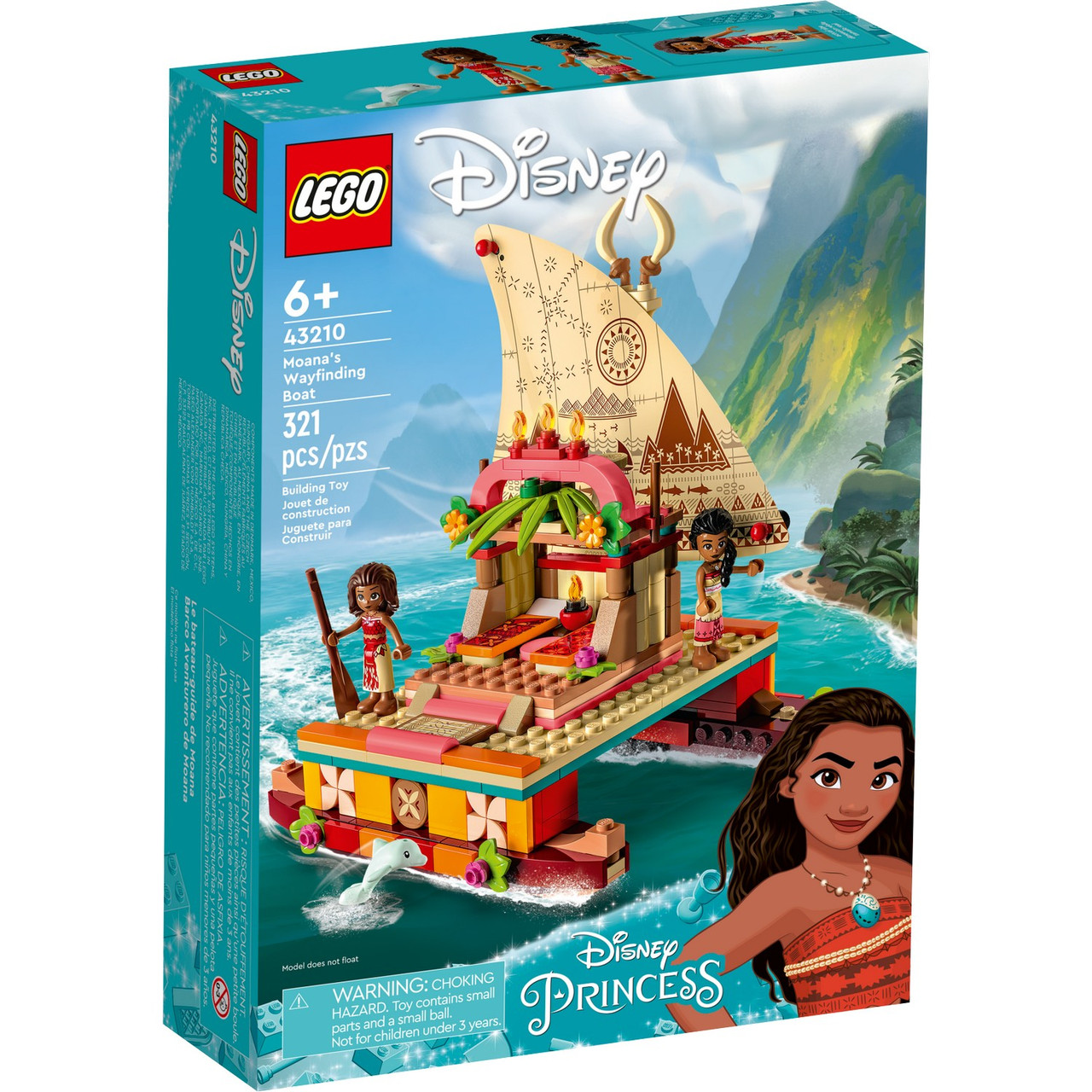 Lego 43210 Принцессы Лодка Моаны - фото 1 - id-p106048082