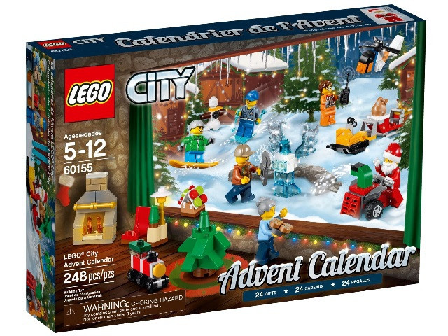 60155 Lego Новогодний календарь City с подарками