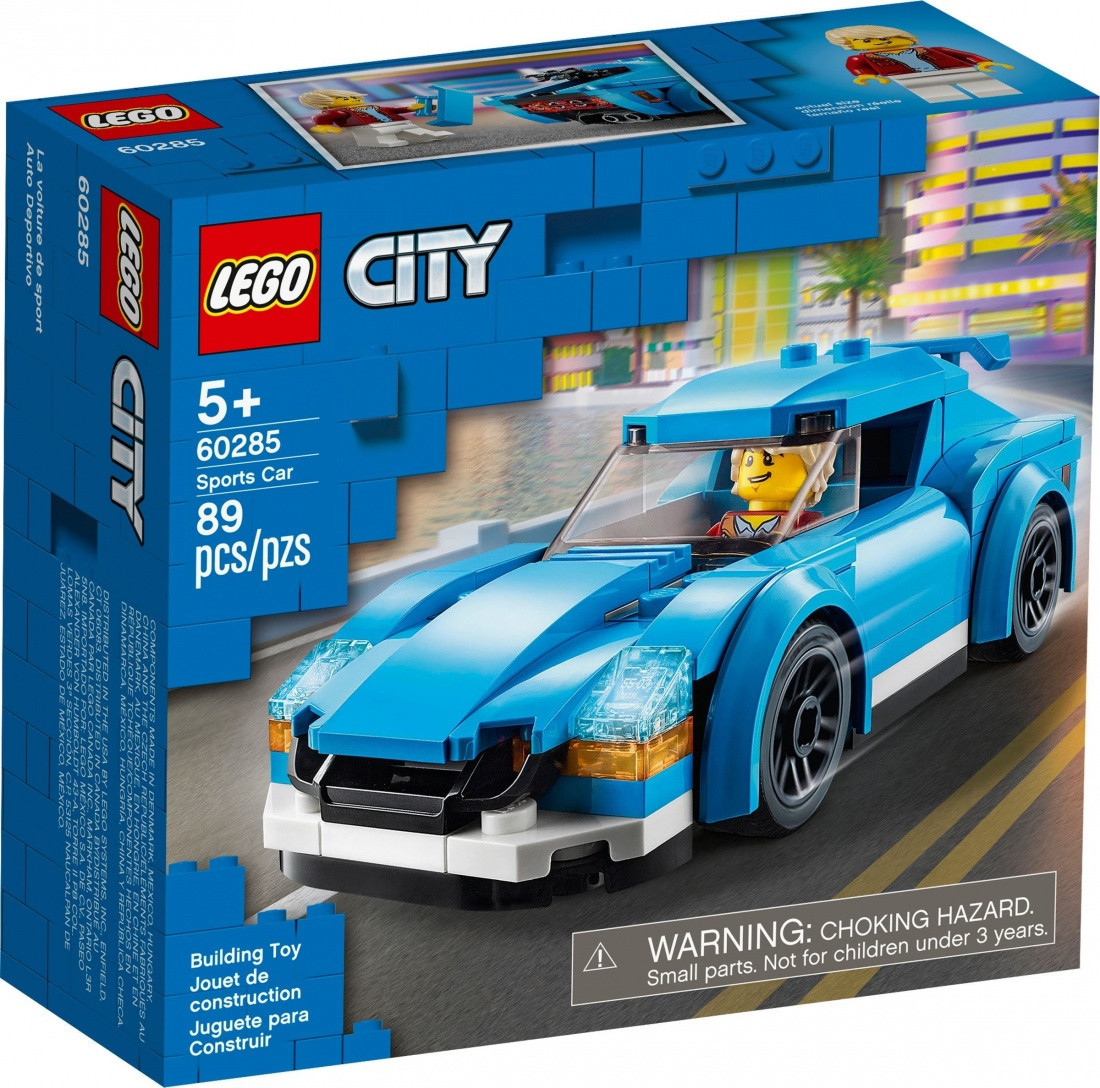 60285 Lego City Спортивный автомобиль, Лего Город Сити - фото 1 - id-p85037969