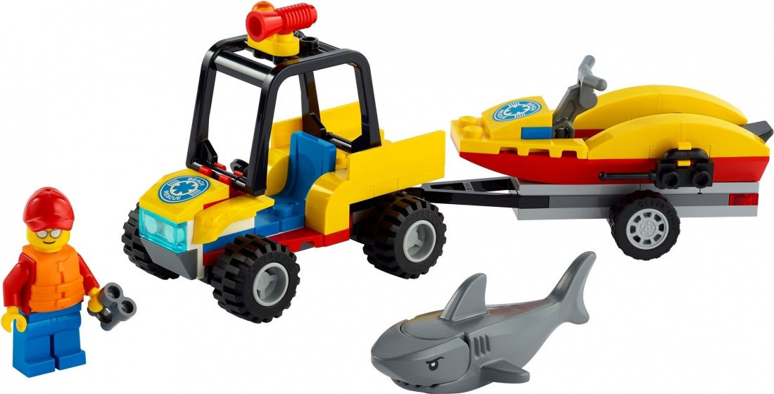 60286 Lego City Пляжный спасательный вездеход, Лего Город Сити - фото 3 - id-p85037970