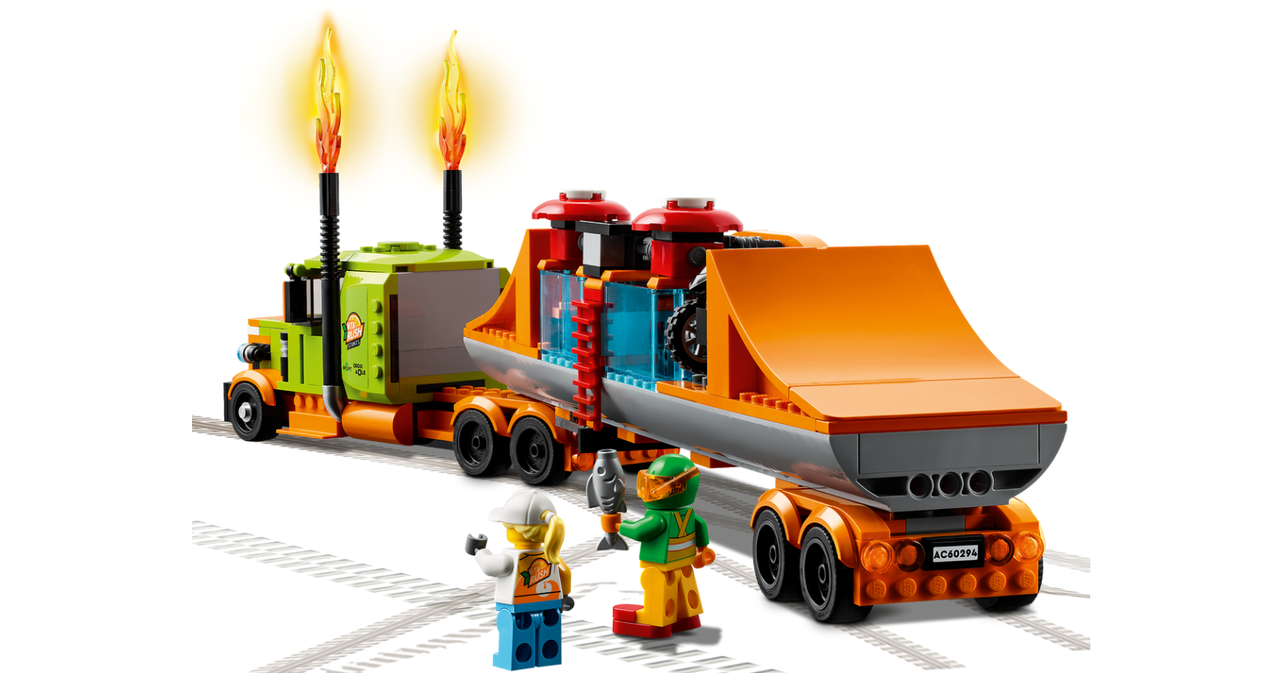 60294 Lego City Stuntz Грузовик для шоу каскадёров, Лего город Сити - фото 6 - id-p94534759