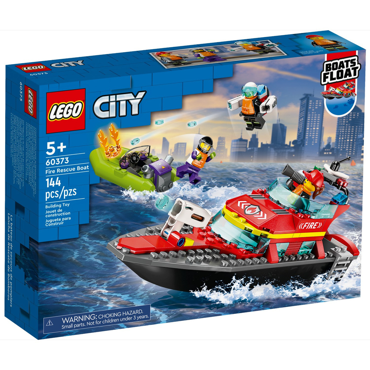 Lego 60373 Город Пожарная лодка