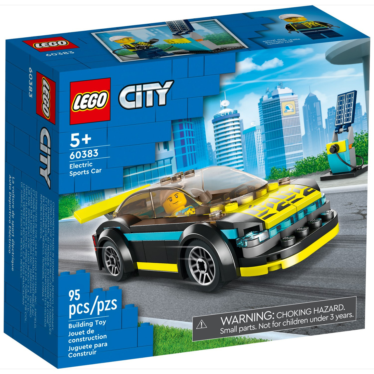 Lego 60383 Город Электрический спортивный автомобиль - фото 1 - id-p106048094