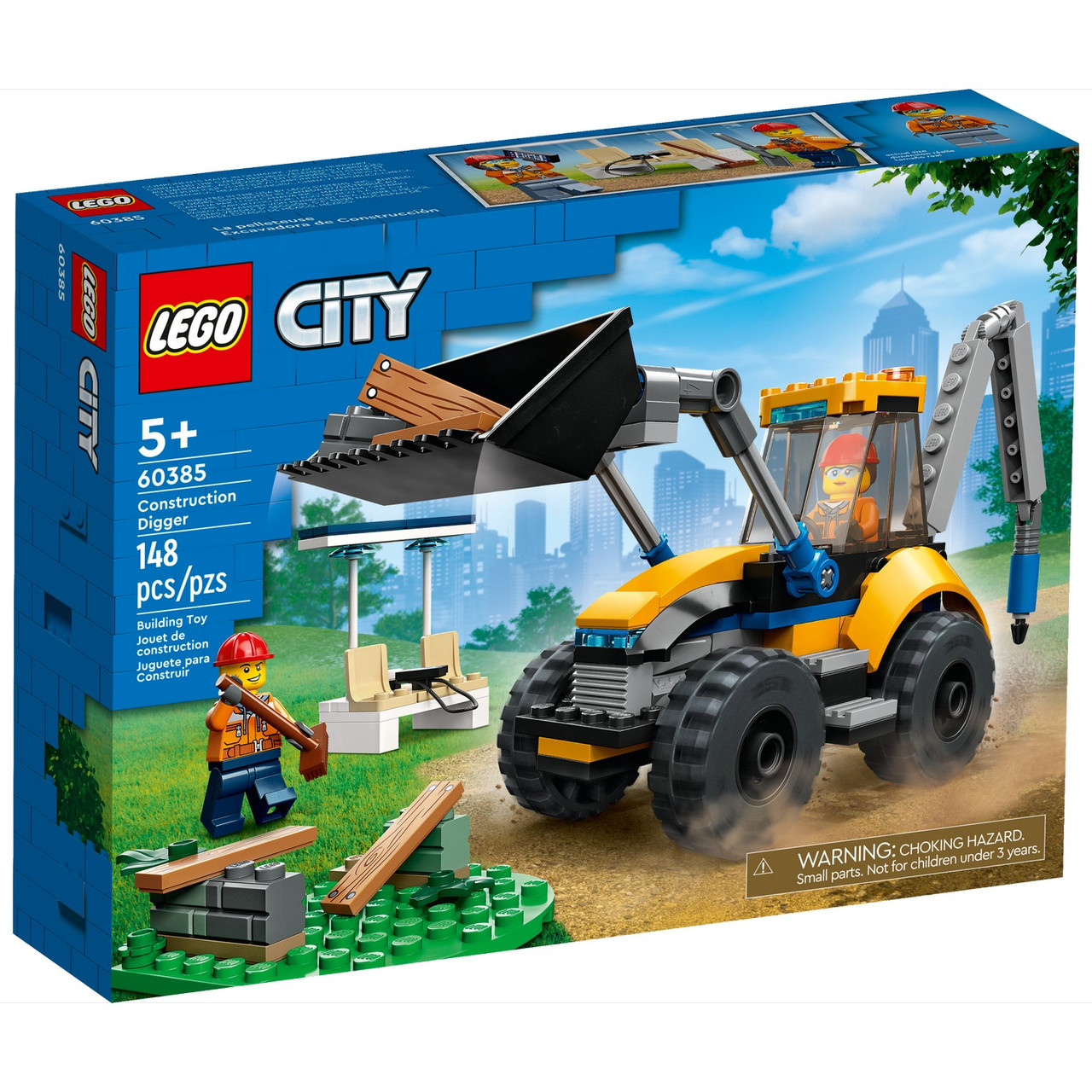 Lego 60385 Город Бульдозер - фото 1 - id-p106048096