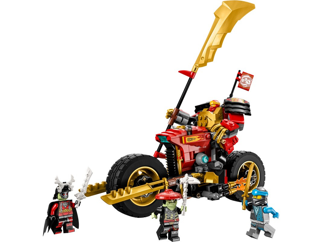 Lego 71783 Ниндзяго Робот Кая на мотоцикле EVO - фото 3 - id-p106048108