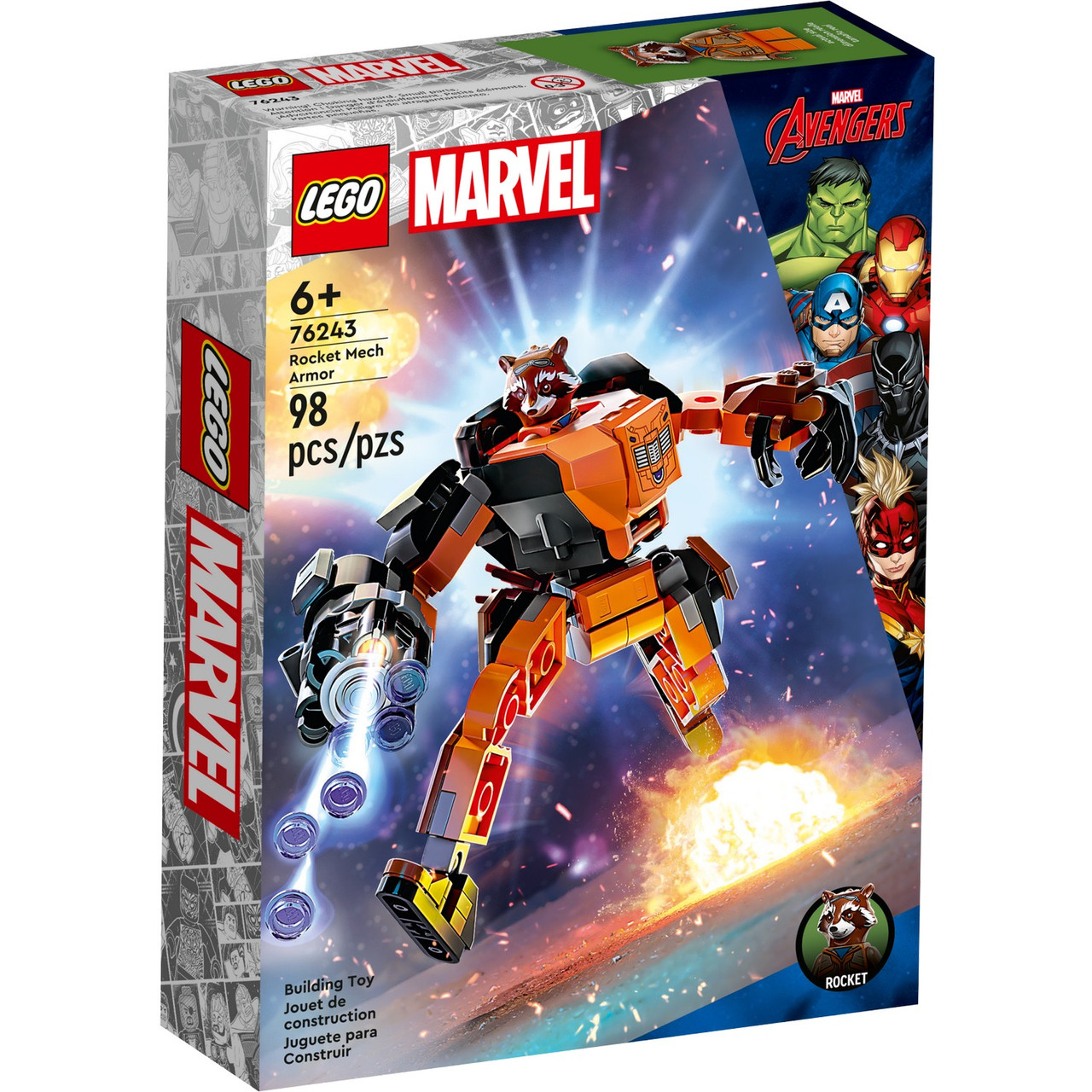 Lego 76243 Супер Герои Броня Ракеты - фото 1 - id-p106048124