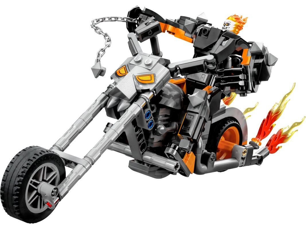 Lego 76245 Супер Герои Призрачный гонщик с роботом и мотоциклом - фото 4 - id-p106048126