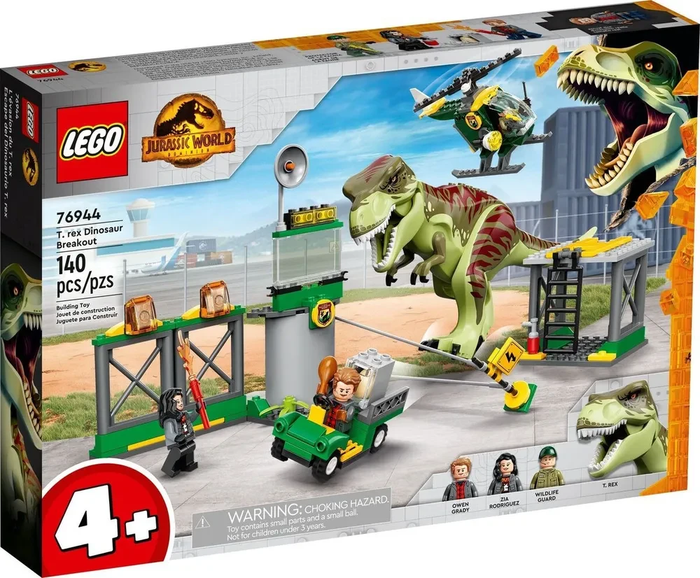 76944 Lego Jurassic World Побег тираннозавра, Лего Мир Юрского периода - фото 1 - id-p104993580