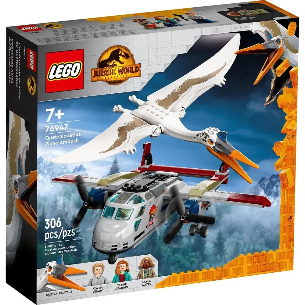 76947 Lego Jurassic World Кетцалькоатль нападение на самолёт, Лего Мир Юрского периода