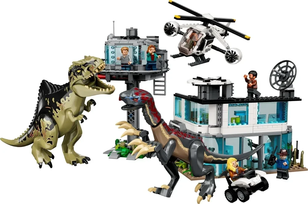 76949 Lego Jurassic World Атака гигантозавра и теризинозавра, Лего Мир Юрского периода - фото 3 - id-p104993584