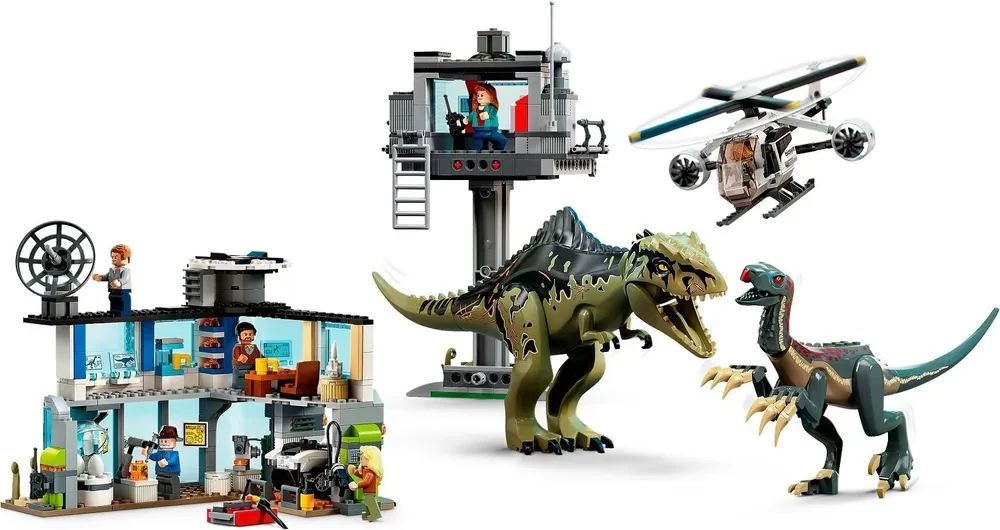 76949 Lego Jurassic World Атака гигантозавра и теризинозавра, Лего Мир Юрского периода - фото 4 - id-p104993584
