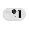 Зарядное устройство USB + беспроводной Bluetooth наушник для авто (4774), фото 8