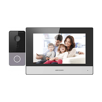 Hikvision DS-KIS603-P(B) Комплект домофона c Wi-Fi связью 7"