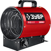 ЗУБР 3.2 кВт, электрическая тепловая пушка ТП-3 Мастер