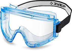 ЗУБР прозрачные, непрямая вентиляция, панорамные защитные очки ПАНОРАМА Н 110237_z01